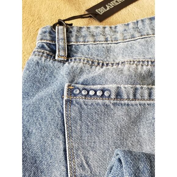 BLANKNYC The Madison Crop High Rise Blue Jeans Denim 100% Cotton Size 26 NWT - Picture 6 of 12